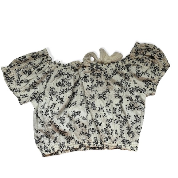 NWT ROXY Floral Off-Shoulder Crop Top. Size L - Picture 3 of 6